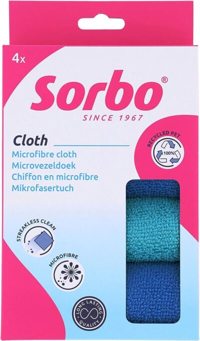 4PC RECYCLED MICROFIBRE CLOTH SORBO - Image 2
